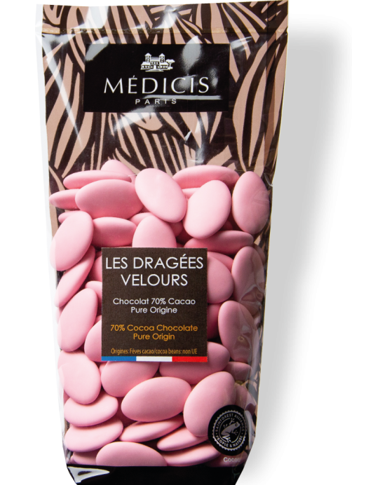 Dragées Velours Rose Quartz - Médicis Paris - Dragées fabriquées en France