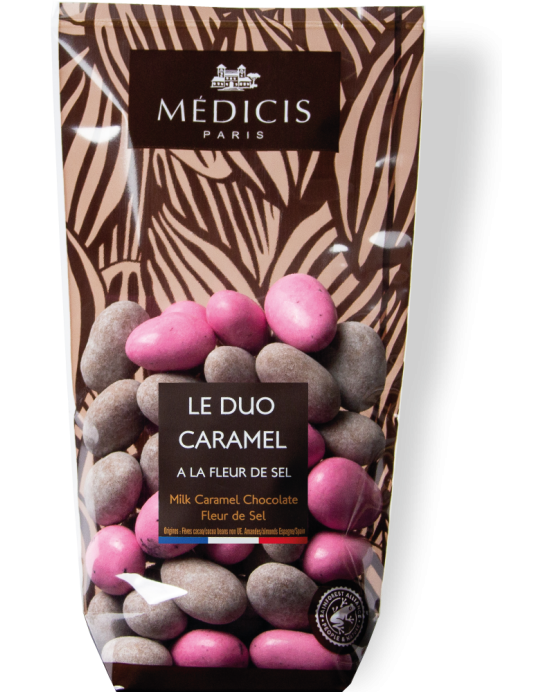 Duo Caramel Rose Indien - Médicis Paris - Dragées fabriquées en France