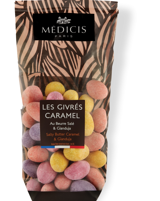 Givrés Caramel - Dragées Médicis Paris - Dragées fabriquées en France