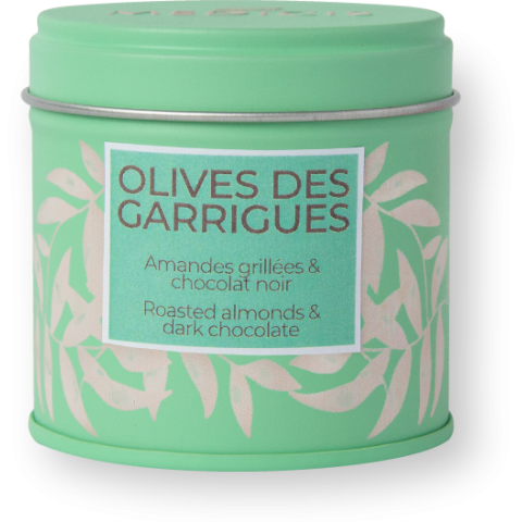 Boîte Man'Am Olives des Garrigues - Dragées Médicis Paris - Dragées fabriquées en France