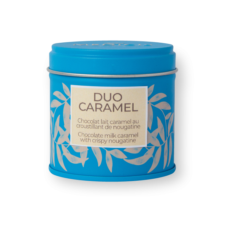 Boîte Man'Am Duo Caramel fleur de sel - Dragées Médicis Paris - Dragées fabriquées en France