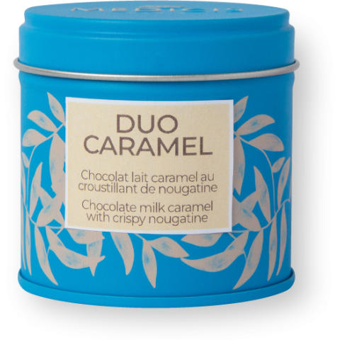 Boîte Man'Am Duo Caramel fleur de sel - Dragées Médicis Paris - Dragées fabriquées en France