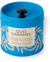 Boîte Man'Am Duo Caramel fleur de sel - Dragées Médicis Paris - Dragées fabriquées en France