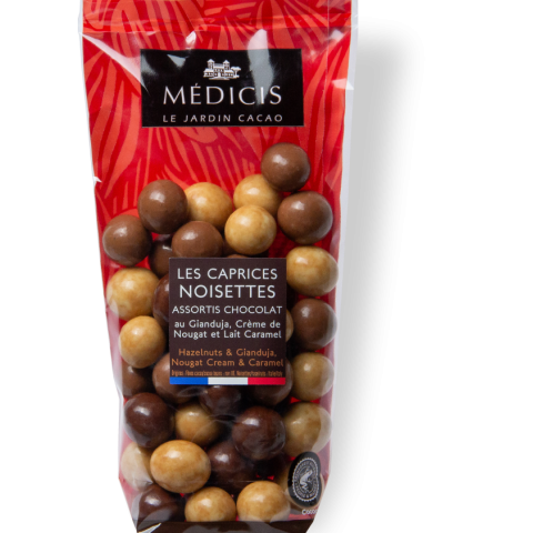 Caprices Cacao Gianduja - Médicis Paris - Chocolats fabriqués en France