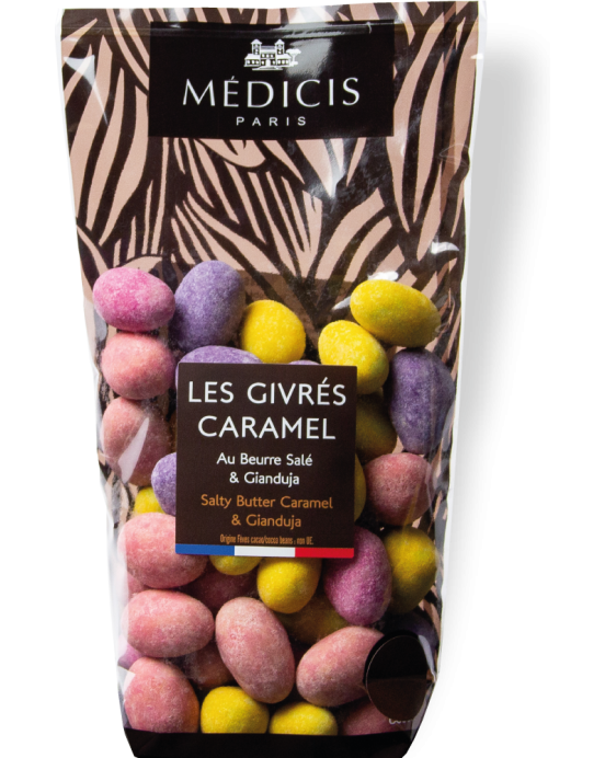 Givrés Caramel - Dragées Médicis Paris - Dragées fabriquées en France