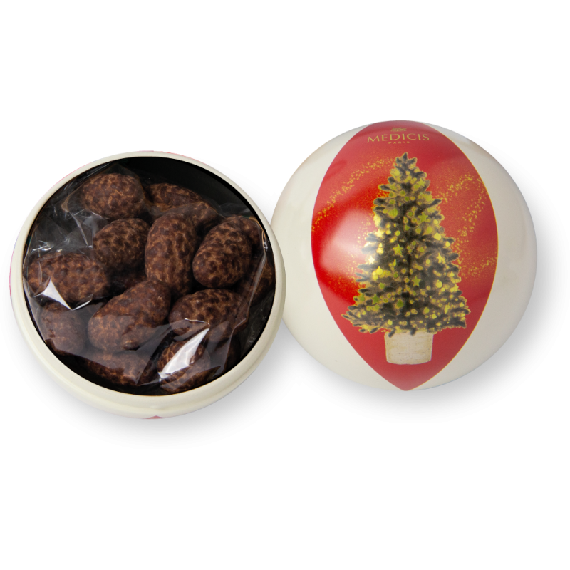 Boule de Noël Sapin - Médicis Paris - Chocolats fabriqués en France