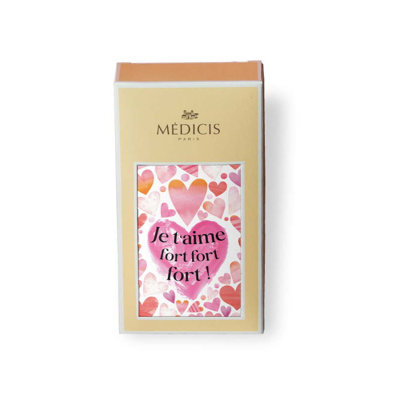 Boite Message Je t'aime - Médicis Paris - Chocolats fabriqués en France