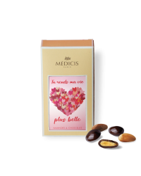 Boite Message La vie est belle - Médicis Paris - Chocolats fabriqués en France